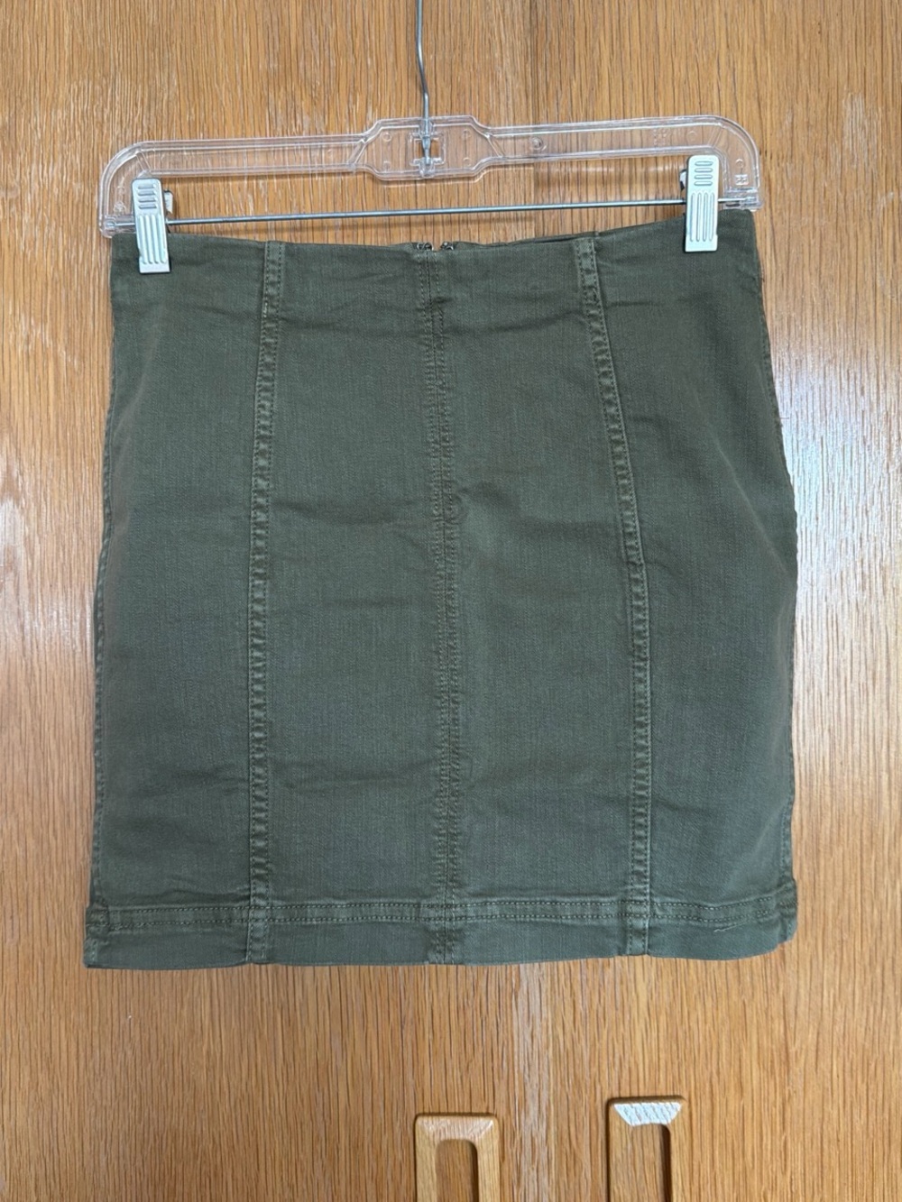 Free People Olive Green Mini Skirt